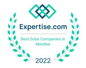 independently ranked as one of the top solar companies in Menifee in 2022